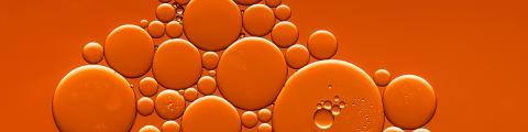 Burbujas naranjas